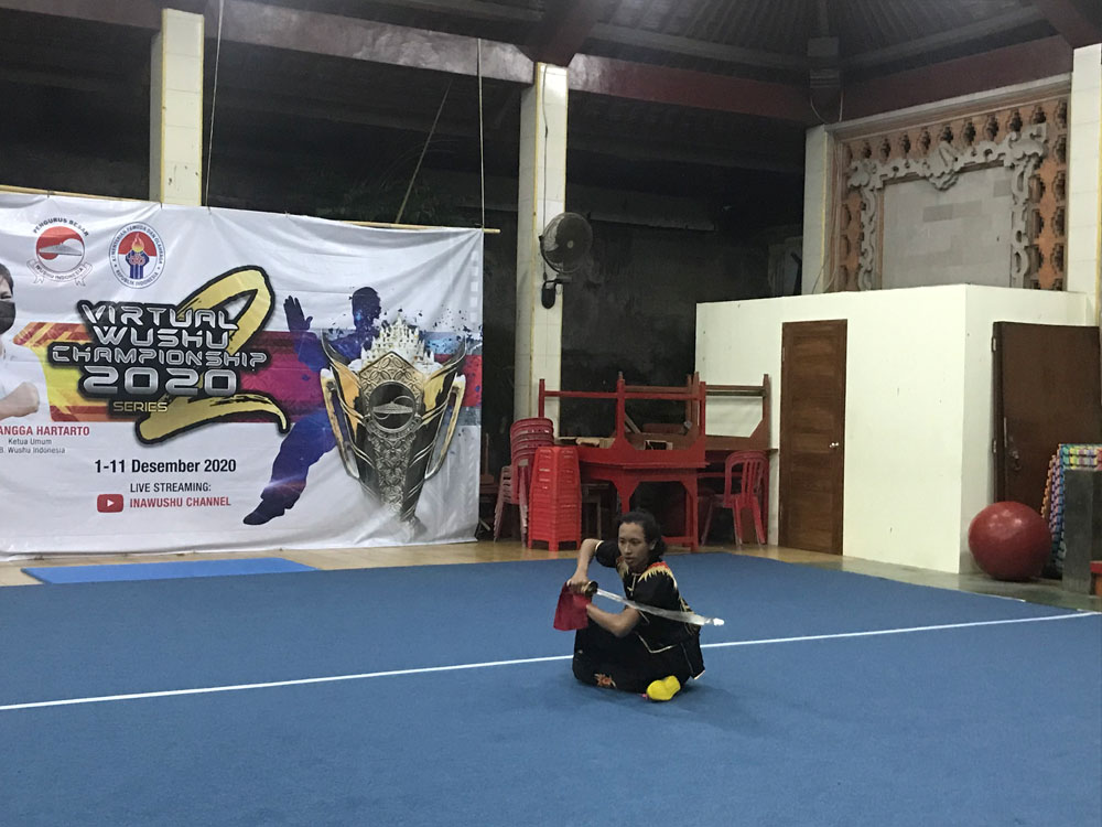 Karel Sinar Naga  Atlet Wushu Bali