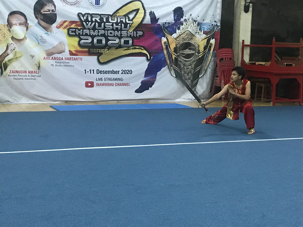 Anita Sinar Naga Atlet Wushu Bali